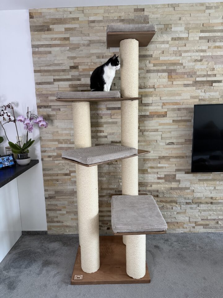 Škrabadlo pro kočky R5 (Manšestr - béžová)