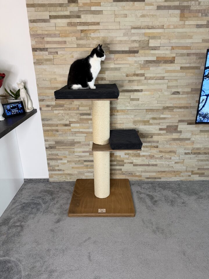 Škrabadlo pro kočky R12 (Manšestr – černá)