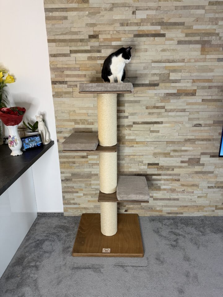 Škrabadlo pro kočky R11 (Manšestr – béžová)