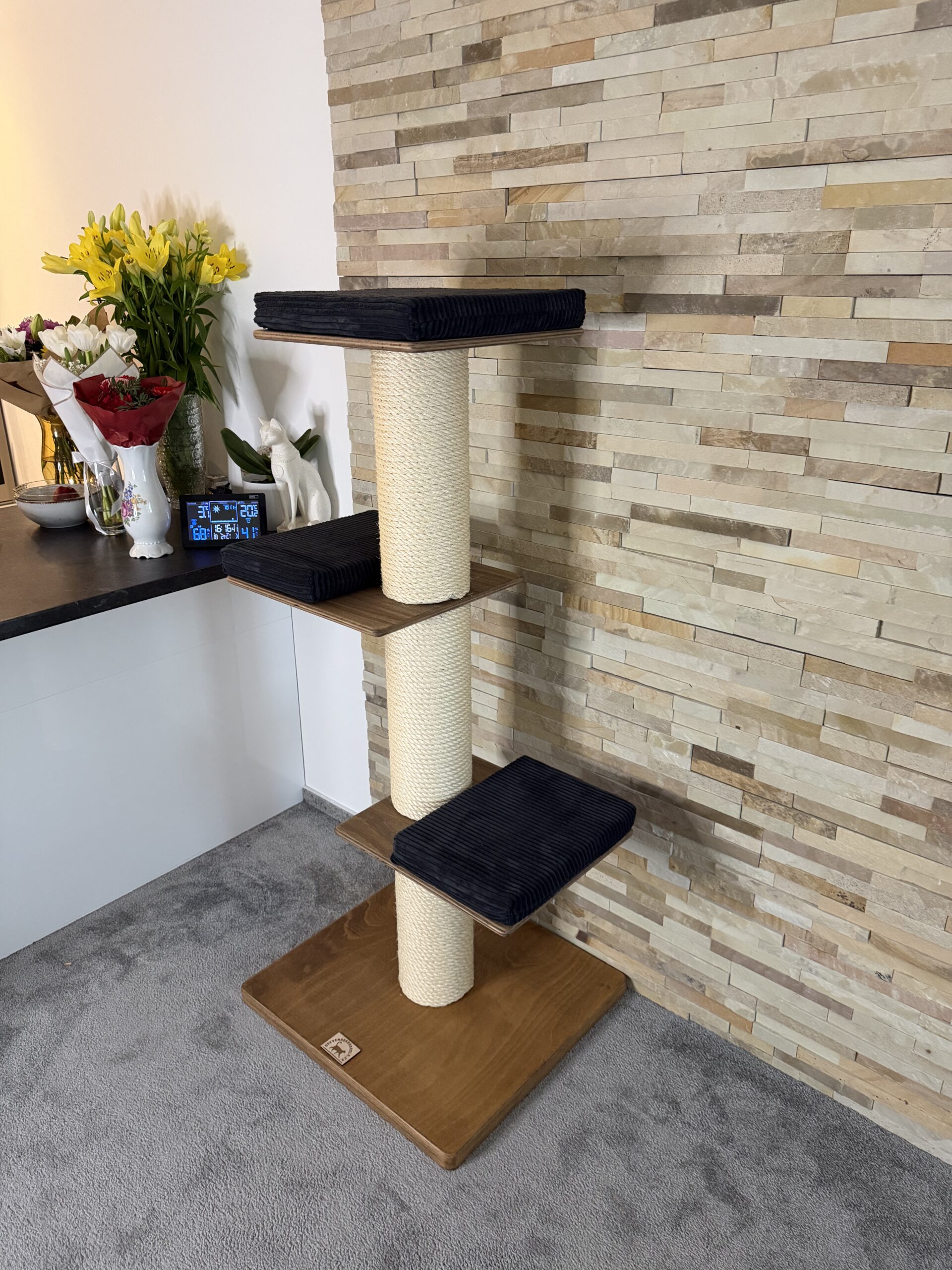 Škrabadlo pro kočky R11 (Manšestr – černá) - Image 3