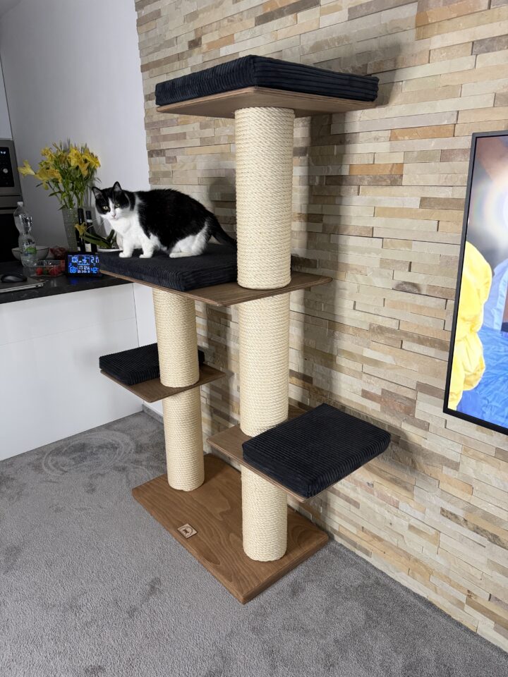 Škrabadlo pro kočky R6 (Manšestr – černá)